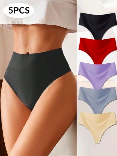 Slips taille haute sans couture